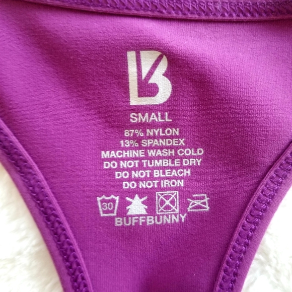NWOT BuffBunny Orchid Selene Racerback II Workout Tank Top - Picture 4 of 6